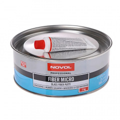 Шпаклевка автомобильная с микро стекловолокном Novol FIBER Micro 1 кг Київ