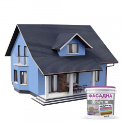 Краска Акрил-латексная Фасадная Skyline 1020-R90B Небесный 10л Киев