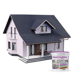 Фарба Акрил-латексна Фасадна Skyline 0505-R50B Йогурт 10л Ізюм