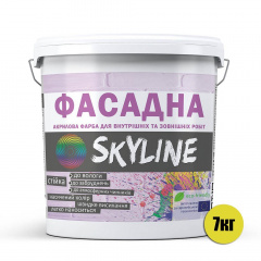 Краска акриловая фасадная SkyLine 7 кг Белый Чернівці