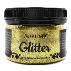 Декоративні блискітки Гліттер AURUM № 04 Золото 60 г Лозова