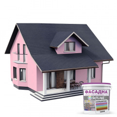 Краска Акрил-латексная Фасадная Skyline 0530-R Нежно-розовый 5л Виноградов