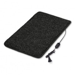 Килимок з підігрівом термоізоляцією та регулятором Теплик Стандарт 50×30 см Чорний Вінниця