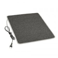 Килимок з підігрівом термоізоляцією та вимикачем Теплик Стандарт 50×60 см Темно-сірий Київ