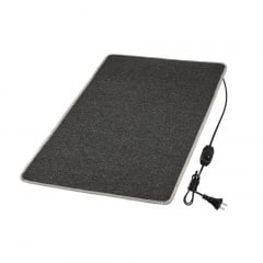 Килимок з підігрівом термоізоляцією та регулятором Теплик Стандарт 50×80 см Темно-сірий Київ