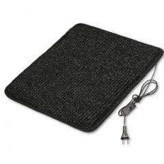 Килимок з підігрівом термоізоляцією та вимикачем Теплик Стандарт 50×60 см Чорний Київ