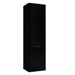 Пенал в ванную Mirater Естель R 1600x400 подвесной, черный Кропивницький
