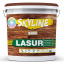 Лазурь декоративно-защитная для обработки дерева SkyLine LASUR Wood Дуб темный 10л Луцк