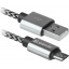 Кабель Defender USB08-03T PRO USB2.0, AM-MicroBM White, 1m (87803) (6499805) Львів