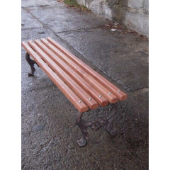 Лавка садово-паркова ІГ Б-3 1650х410х450 мм Курень