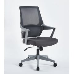 Крісло поворотне ARON сіре/сірий каркас Чернігів