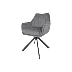Стілець SALVIA чорний каркас/сірий Киев