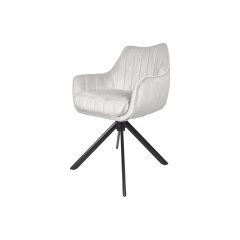 Стілець SALVIA чорний каркас/світло-сірий Тернопіль