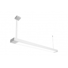 Светильник линейный подвесной 125см MSK Electric Office под две led лампы G-13 SL-120-2T8 WH