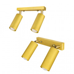 Світильник MSK Electric Tube спот із поворотними механізмами MR 1105-2 GD Кам'янське