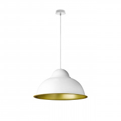 Світильник підвісний у стилі лофт MSK Electric Dome СП 3614 WH+GD Вишгород