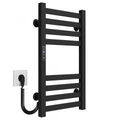 Полотенцесушитель электрический Magnus П8 200х600 Deffi Черный JD04 (A.MA.60.20.8.E.B.L.2) Смела