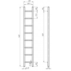 Рушникосушарка електрична Оріон П8 200х1400 Deffi Хром JD03 (C.OR.140.20.8.E.C.R.1) Івано-Франківськ