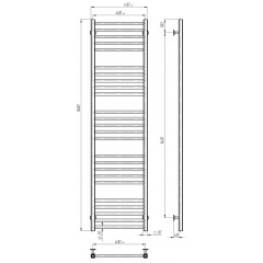 Рушникосушарка водяна Lima П25 400х1600 Deffi Білий (A.LI.160.40.25.W.A) Київ
