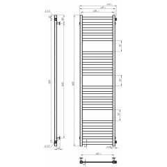 Рушникосушарка водяна Magnus П20 400х1600 Deffi Хром (A.MA.160.40.20.C.C) Ізюм