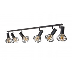 Світильник лофт MSK Electric Diadem стельовий NL 22151-6 BK Чернігів