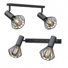 Світильник лофт MSK Electric Diadem настінно-стельовий NL 22151-2 Коломия