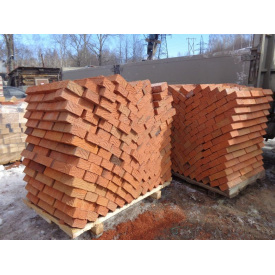 Кирпич рядовой полнотелый М-125 250х120х65 мм