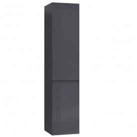 Пенал в ванную Mirater Родео R 1600x350 подвесной, антрацит