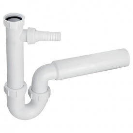 Сифон для кухонной мойки McAlpine пластик, белый (HC7)