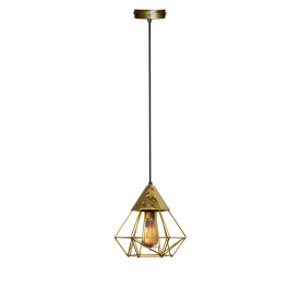 Светильник подвесной MSK Electric Crystal в стиле лофт NL 0535 BN бронза