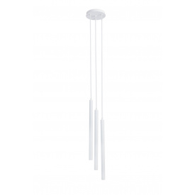 Світильник підвісний MSK Electric Beatrice на круглій основі NL 3045-3R WH