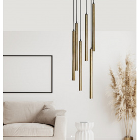 Світильник MSK Electric Beatrice підвісний на круглій основі NL 3045-6R BN