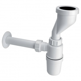 Сифон для писсуара McAlpine пластик, белый (HC2PO)