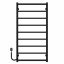 Рушникосушарка електрична Ladder П9 500х1000 Deffi Чорний EF16 (C.LK.100.50.9.E.B.R.5) Чернівці