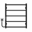 Рушникосушарка електрична Ladder П5 500х600 Deffi Чорний JD03 (C.LK.60.50.5.E.B.L.1) Генічеськ