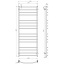 Полотенцесушитель электрический Классик Элит П16 600х1600 Deffi Черный JD03 (C.KE.160.60.16.E.B.L.1) Киев