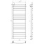 Рушникосушарка електрична Класік Еліт П16 600х1600 Deffi Хром JD03 (C.KE.160.60.16.E.C.R.1) Херсон