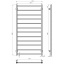 Рушникосушарка електрична Forest П12 600х1200 Deffi Хром JD04 (A.FR.120.60.12.E.C.L.2) Вінниця