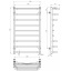 Полотенцесушитель электрический Юность П9 500х900 Deffi Черный JD03 (C.YU.90.50.9.E.B.L.1) Черноморск