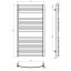 Рушникосушарка електрична Dexter П15 500х1000 Deffi Хром JD04 (A.DR.100.50.15.E.C.R.2) Чернігів