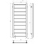 Рушникосушарка електрична Forest П10 400х1000 Deffi Хром JD04 (A.FR.100.40.10.E.C.L.2) Хмельницький