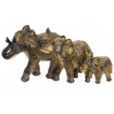 Фігурка інтер'єрна Elephant Family 3 pieces 30x11x15 cm BonaDi