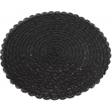 Коврики для сервировки Black lace 38 см DP96469 BonaDi