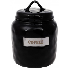 Банка Bona фарфор Necollie Coffee 1500 мл Черная DP77586