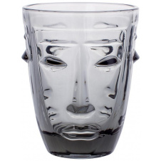Склянки Teo 6 штук 250ml із сірого напівпрозорого скла BonaDi DP218242