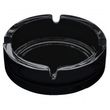 Набір попільничок круглих Ashtray Black 107мм 2шт Pasabahce DP41626