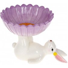 Конфетница 20х15х14см Violet Cute Rabbit Bona DP118462
