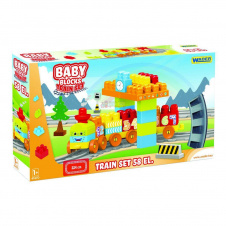 Мои первые кубики - Железная дорога Baby Blocks Wader IR30777