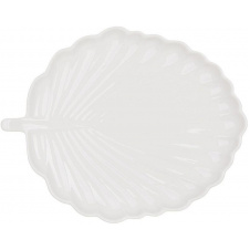 Блюда фарфоровые BonaDi White City Leaf набор 38х28 см Белый 2 шт DP231688
