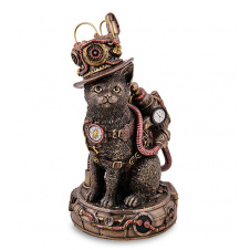 Декоративна статуетка Mr. Cat 17 см Veronese Коричневий AL230064